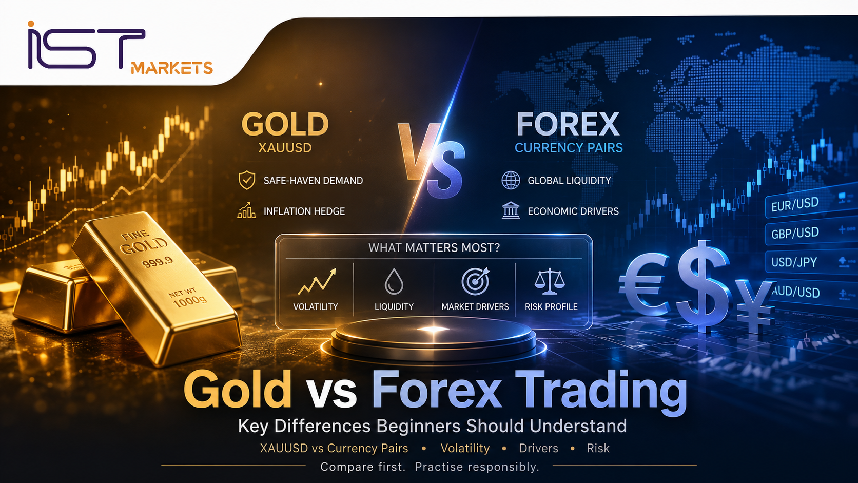 Gold vs Forex Trading: Key Differences Beginners Should Understand