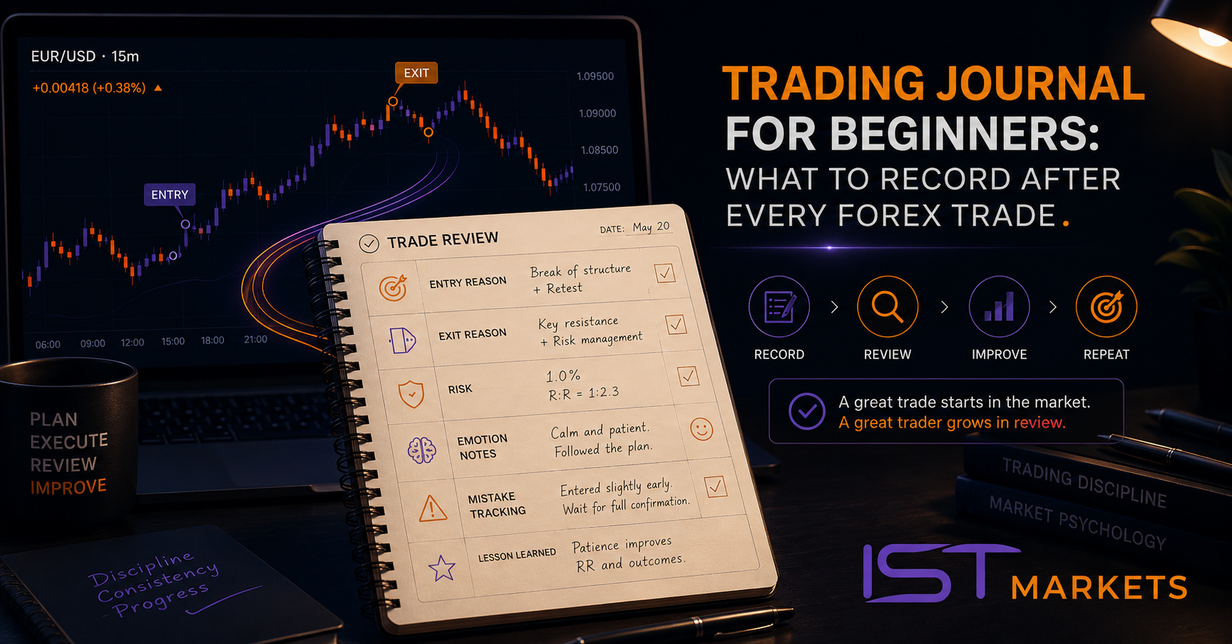 Trading Journal for Beginners: What to Record After Every Forex Trade